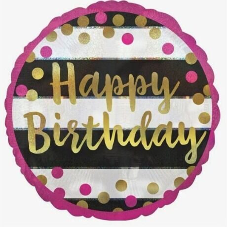 Круг "Happy Birthday"
